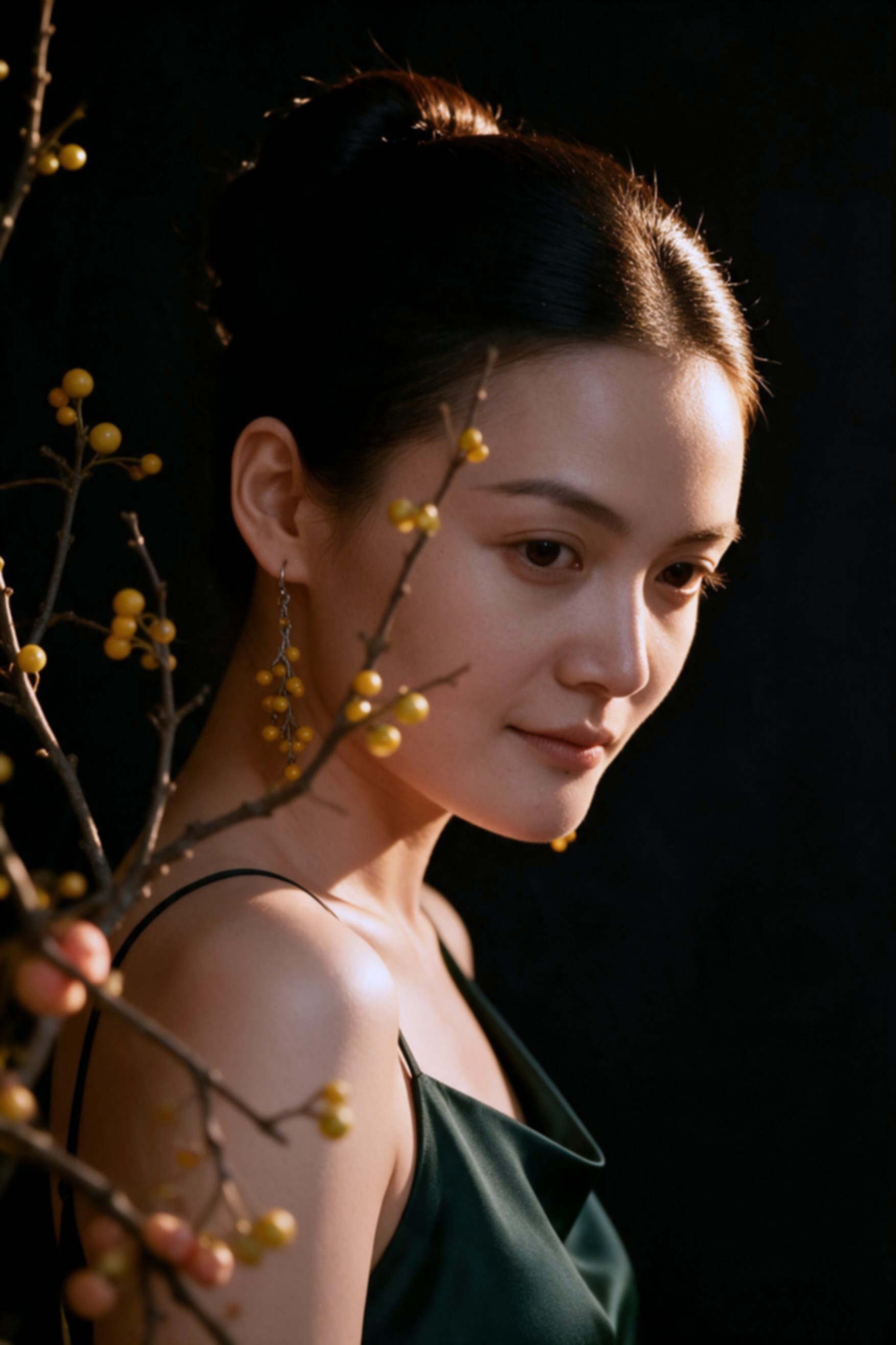 极光的光影人像