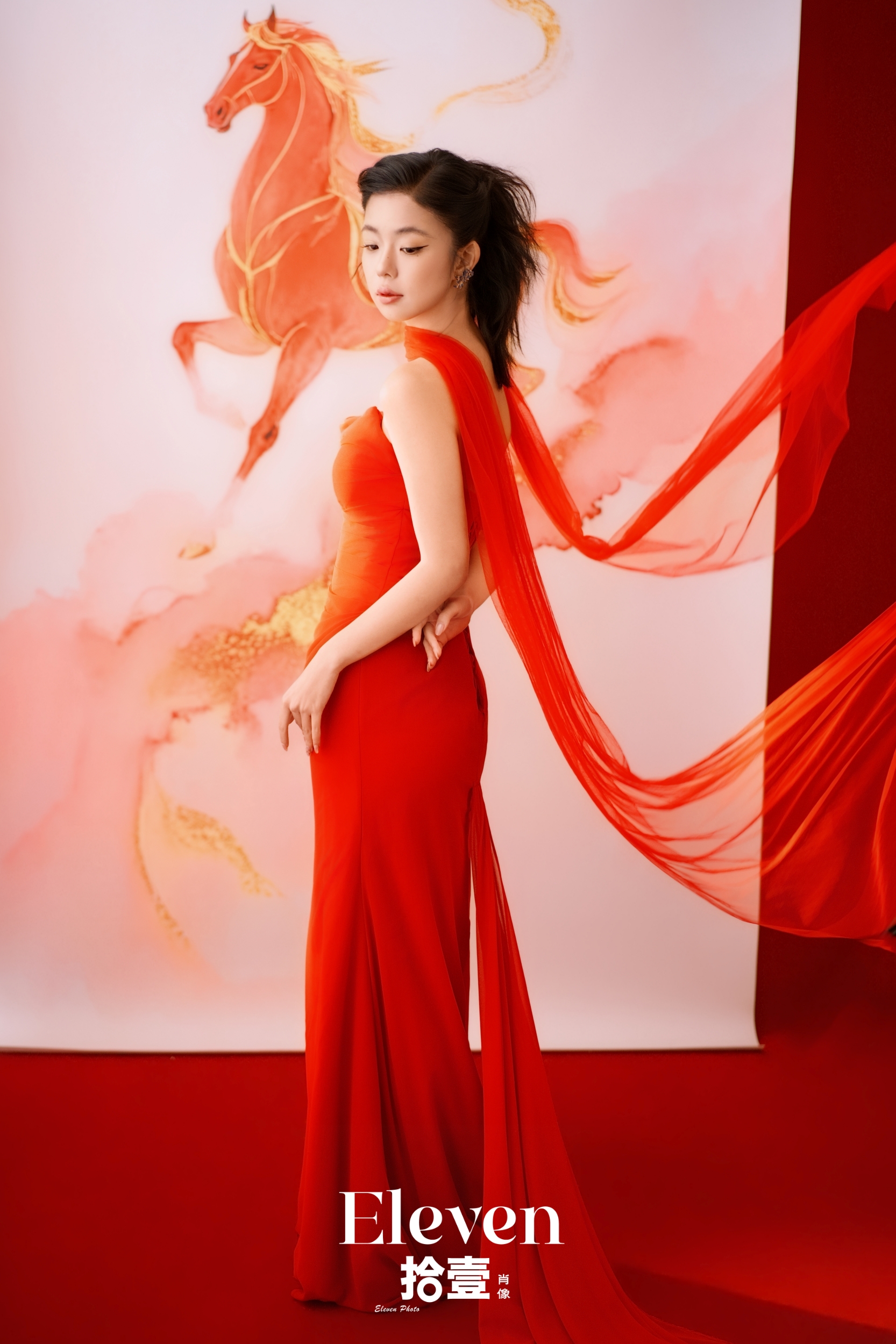 红裙写真