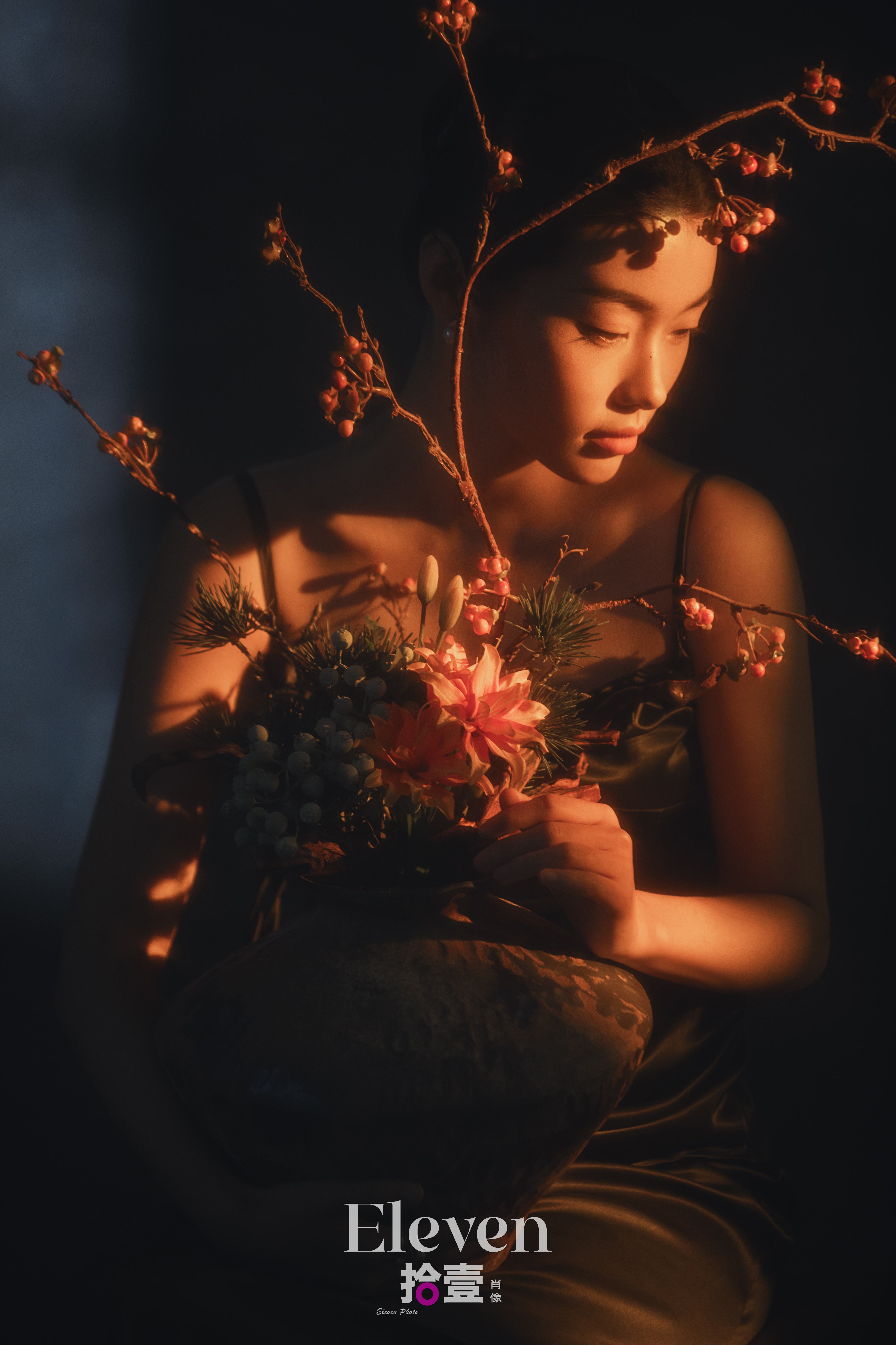 花与少女