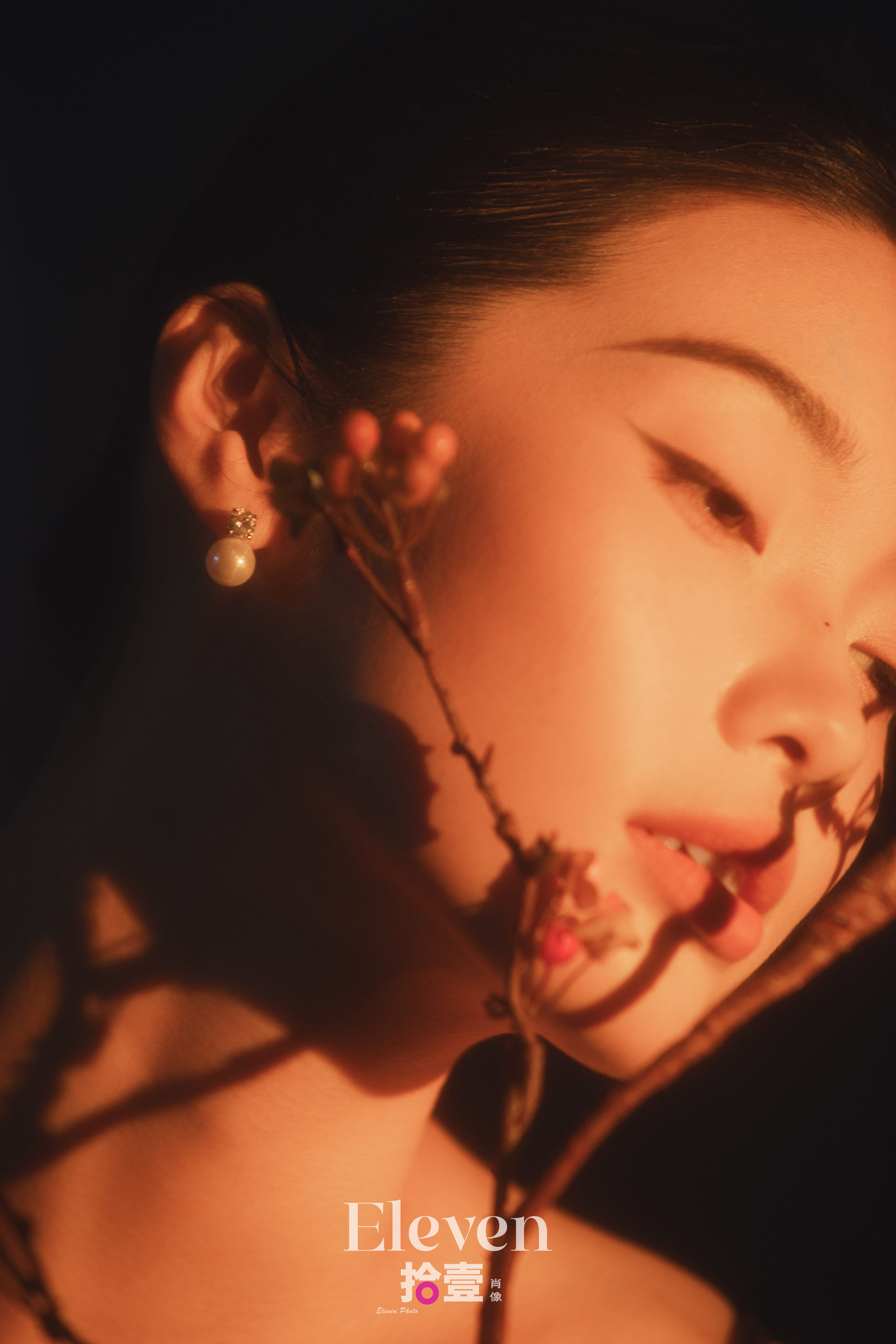 花影人像